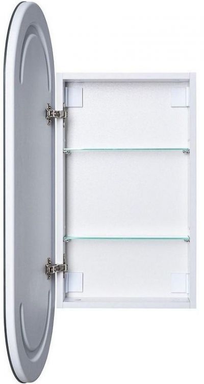 Зеркальный шкаф Aquanet Монте 40 344786 с подсветкой Белый