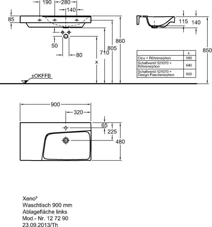 Раковина Keramag Xeno?, 127290000