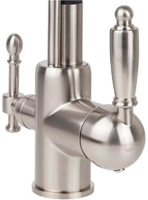 Смеситель для кухни Viko V-5615 Серебро Черный