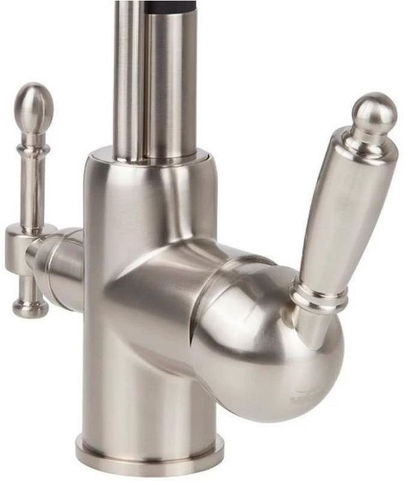 Смеситель для кухни Viko V-5615 Серебро Черный