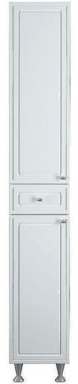 Шкаф пенал Damixa RedBlu Palace One 30 M41CSR0303WG с бельевой корзиной Белый Шкаф пенал Damixa RedBlu Palace One 30 M41CSR0303WG с бельевой корзиной Белый