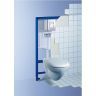 Комплект унитаза AM.PM Spirit FlashClean C701700WH+C707857WH с инсталляцией Grohe Rapid SL 38775001 с сиденьем Микролифт и клавишей смыва Хром