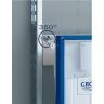 Комплект унитаза AM.PM Spirit FlashClean C701700WH+C707857WH с инсталляцией Grohe Rapid SL 38775001 с сиденьем Микролифт и клавишей смыва Хром