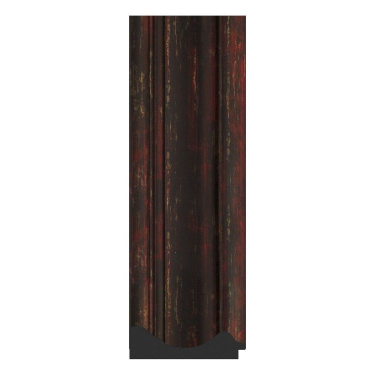 Зеркало EVOFORM  EXCLUSIVE FLOOR BY 6170 114x204 темный прованс 99 мм пристенное напольное с фацетом в багетной раме