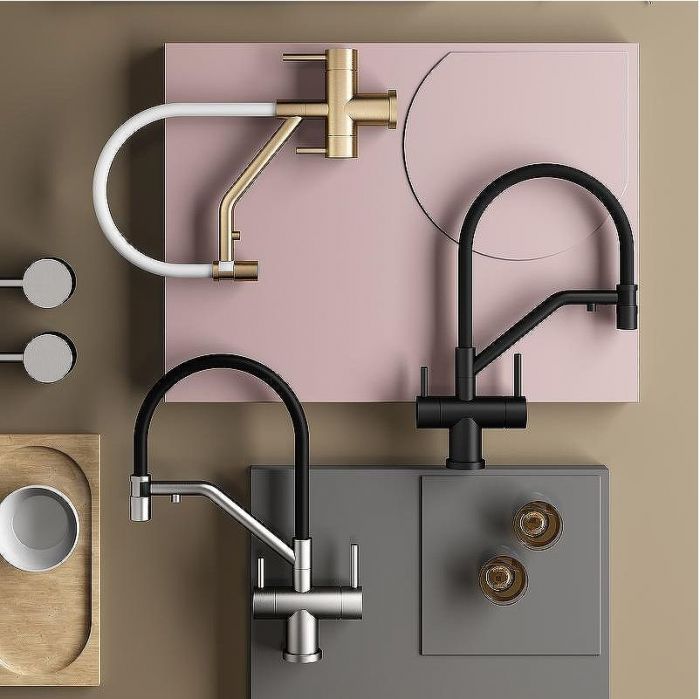 Смеситель для кухни Splenka S70.62.06 Черный матовый