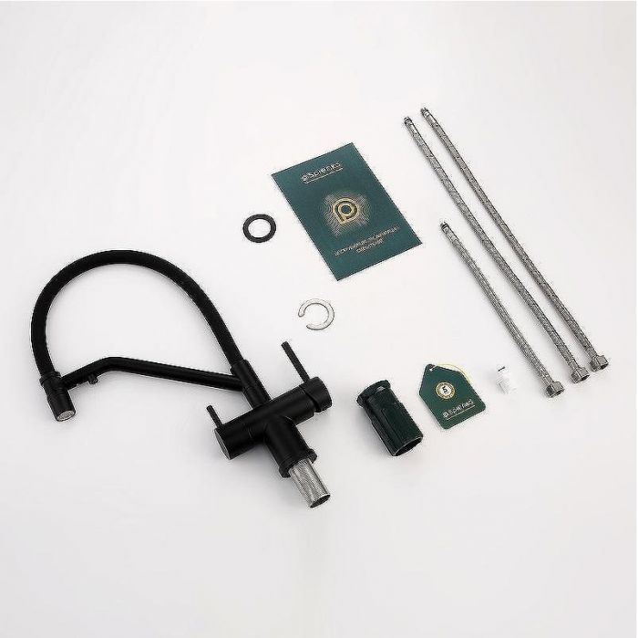 Смеситель для кухни Splenka S70.62.06 Черный матовый