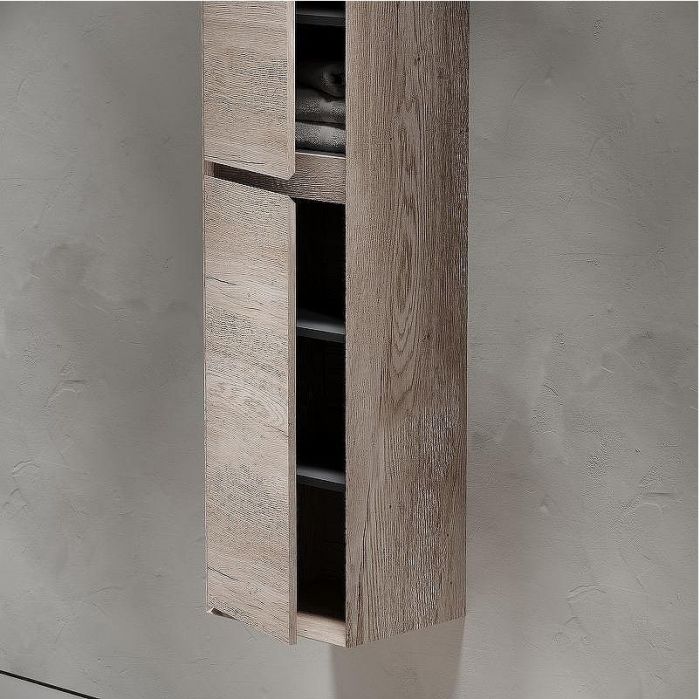Шкаф пенал Sancos Marmi 1.0 35 PMR35EG подвесной Дуб галифакс натуральный