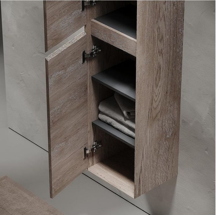 Шкаф пенал Sancos Marmi 1.0 35 PMR35EG подвесной Дуб галифакс натуральный