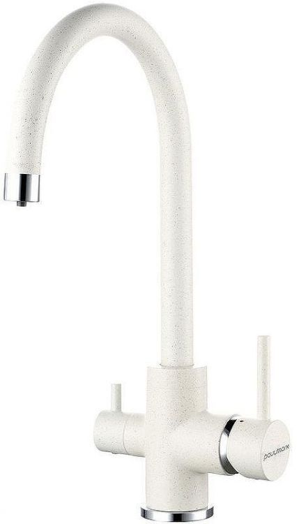 Смеситель для кухни Paulmark Essen Es213211-331 Белый Смеситель для кухни Paulmark Essen Es213211-331 Белый
