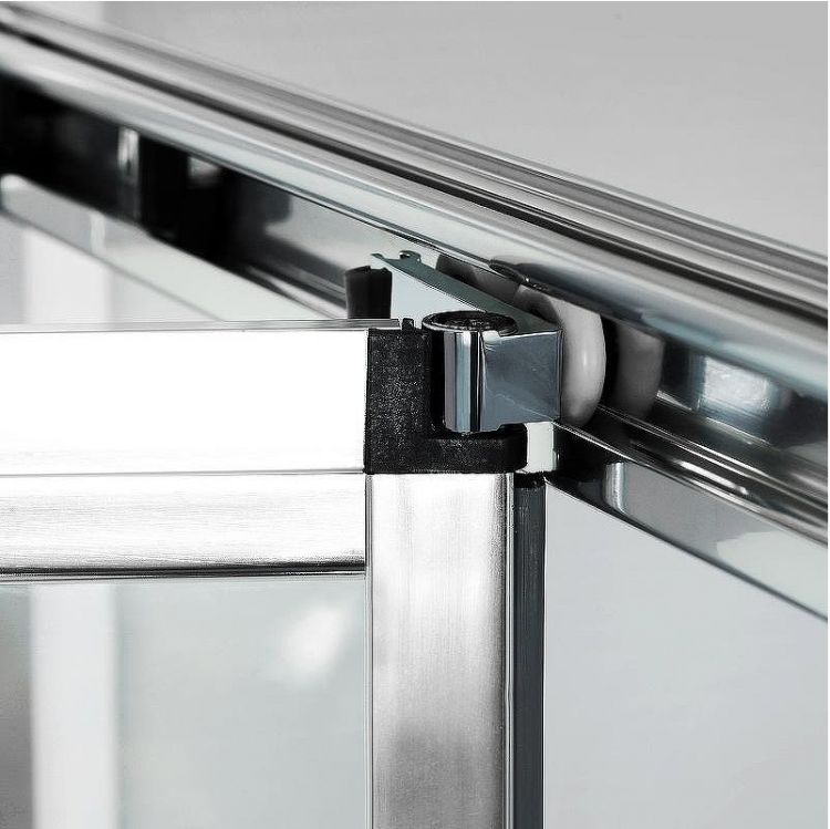 Душевой уголок WasserKRAFT Weser 100x90 78F22 профиль Хром стекло прозрачное Душевой уголок WasserKRAFT Weser 100x90 78F22 профиль Хром стекло прозрачное