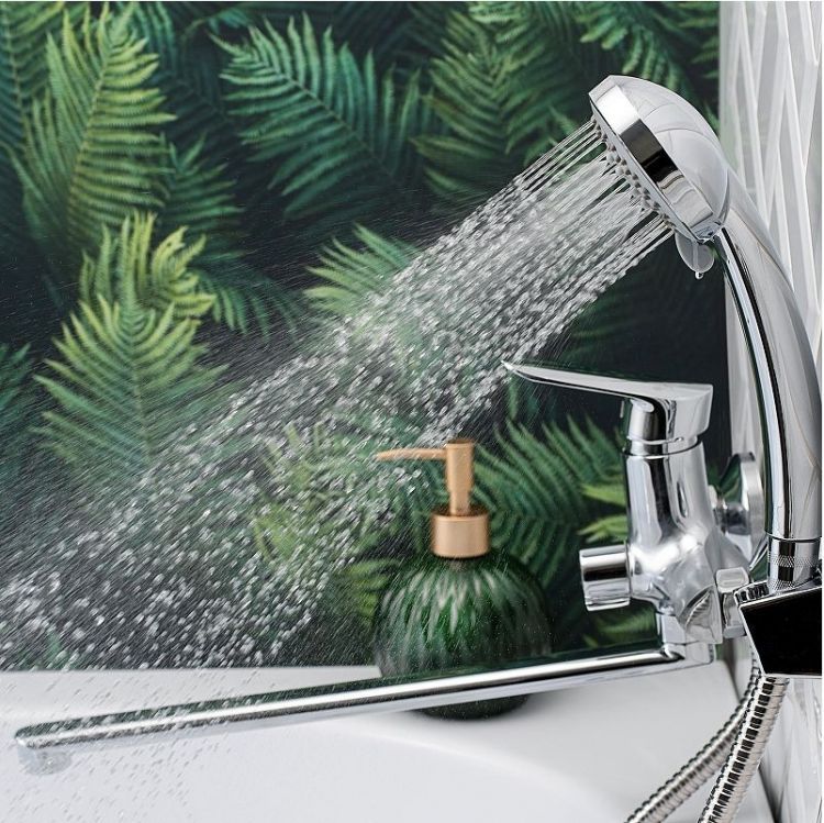 Смеситель для ванны Boou B8274-18F универсальный цвет Хром