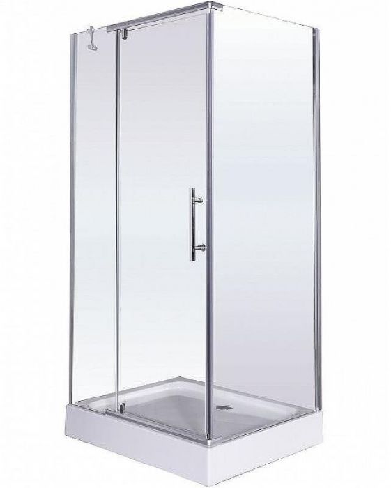 Душевой уголок Esbano ESR-8190 100x80 ESUGR8190 профиль Хром стекло прозрачное