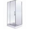Душевой уголок Esbano ESR-8190 100x80 ESUGR8190 профиль Хром стекло прозрачное
