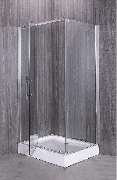 Душевой уголок Esbano ESR-8190 100x80 ESUGR8190 профиль Хром стекло прозрачное