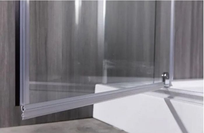 Душевой уголок Esbano ESR-8190 100x80 ESUGR8190 профиль Хром стекло прозрачное