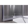 Душевой уголок Esbano ESR-8190 100x80 ESUGR8190 профиль Хром стекло прозрачное