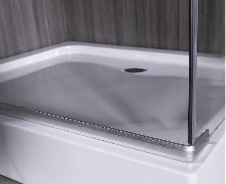 Душевой уголок Esbano ESR-8190 100x80 ESUGR8190 профиль Хром стекло прозрачное