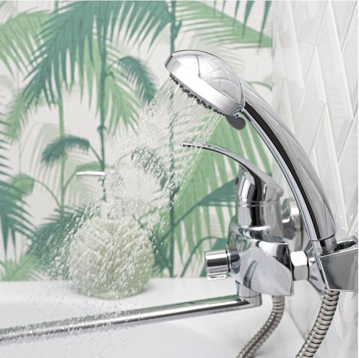 Смеситель для ванны Boou B8174-18F универсальный цвет Хром