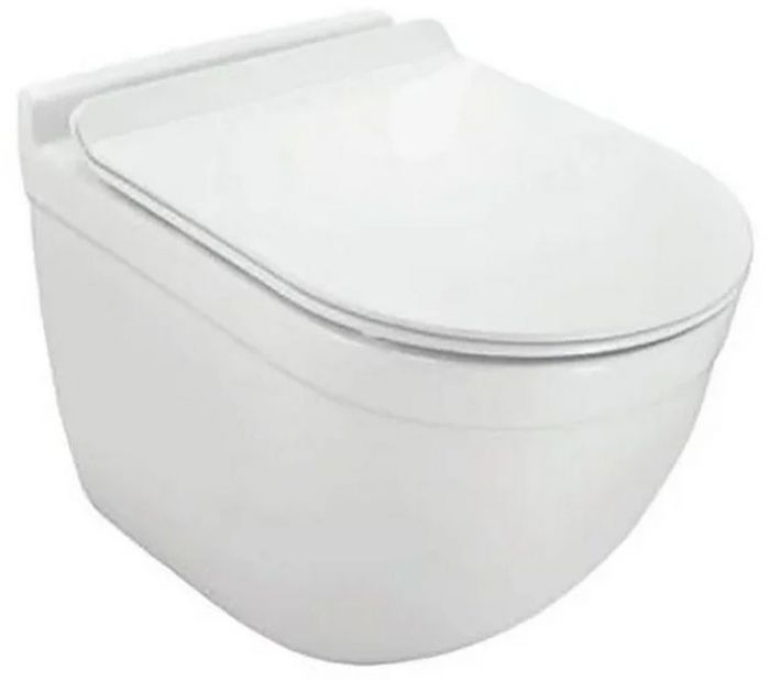 Комплект унитаза с инсталляцией Viega Prevista Dry VIEGA-WC-SET-10 цвет Белый с сиденьем Микролифт и клавишей смыва цвет Хром