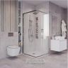 Душевой уголок Grossman Cosmo 80х80 300.K33.02.8080.10.00 профиль Хром стекло прозрачное Душевой уголок Grossman Cosmo 80х80 300.K33.02.8080.10.00 профиль Хром стекло прозрачное