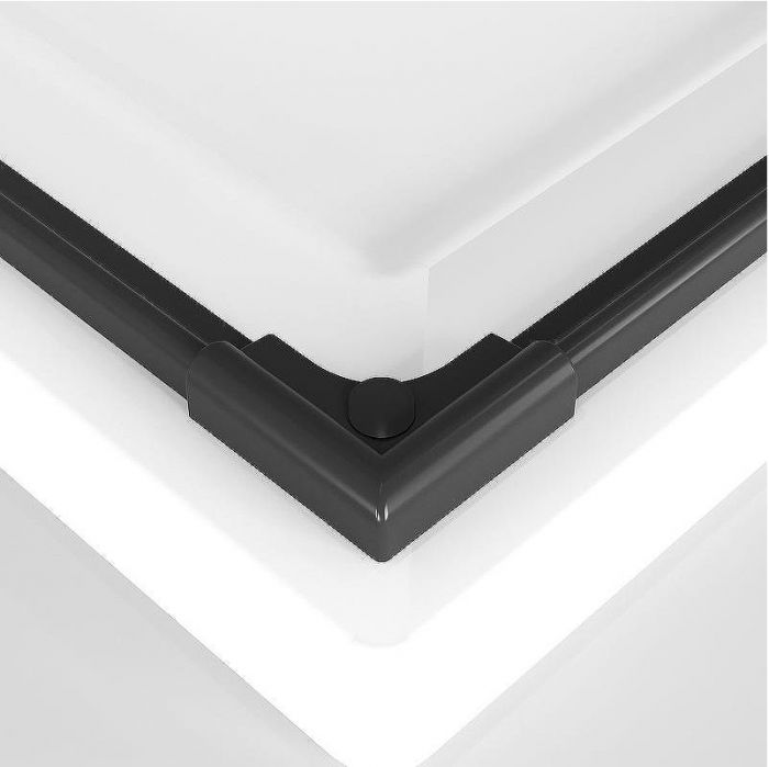 Душевой уголок Niagara Nova 80х80 NG-6828-34BLACK профиль Черный матовый стекло прозрачное