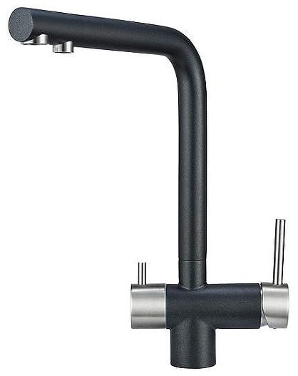 Смеситель для кухни Granula 2305 цвет Шварц