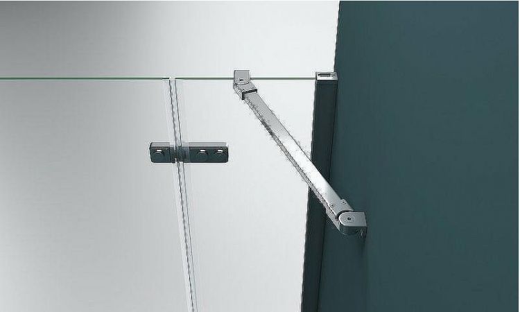 Душевой уголок BelBagno Kraft 100х80 KRAFT-AH-22-100/80-C-Cr-L профиль Хром стекло прозрачное