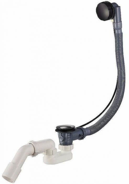 Слив-перелив Raglo R600.30.06 полуавтомат Черный матовый