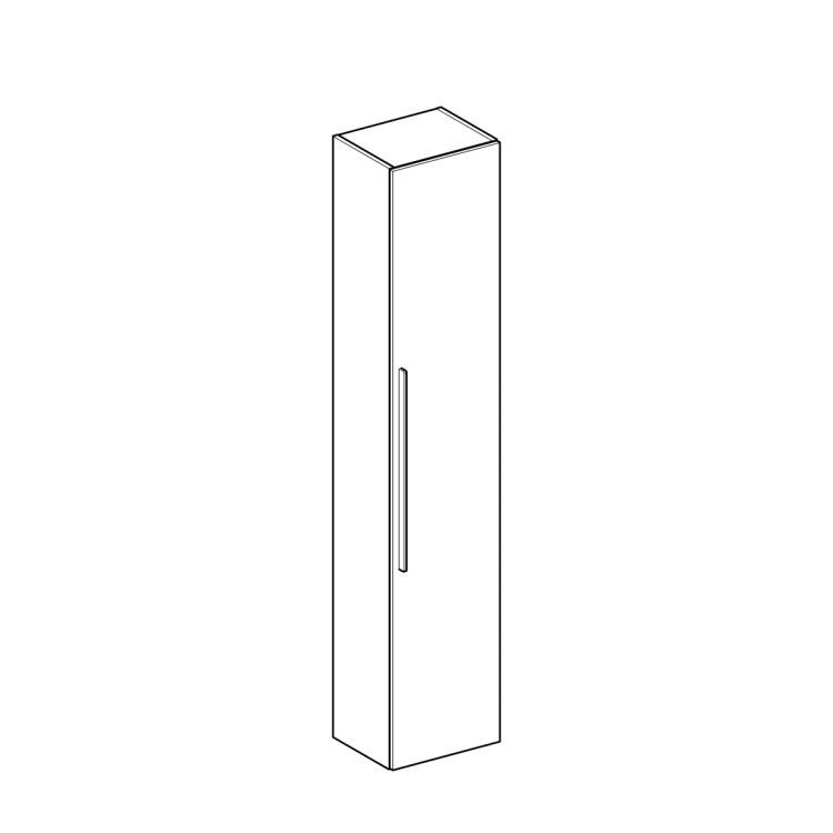 Пенал для ванной Geberit iCon, 36x31, светлый дуб [841002000]