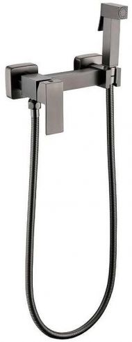 Гигиенический душ со смесителем Grocenberg GB101N-BG Графит