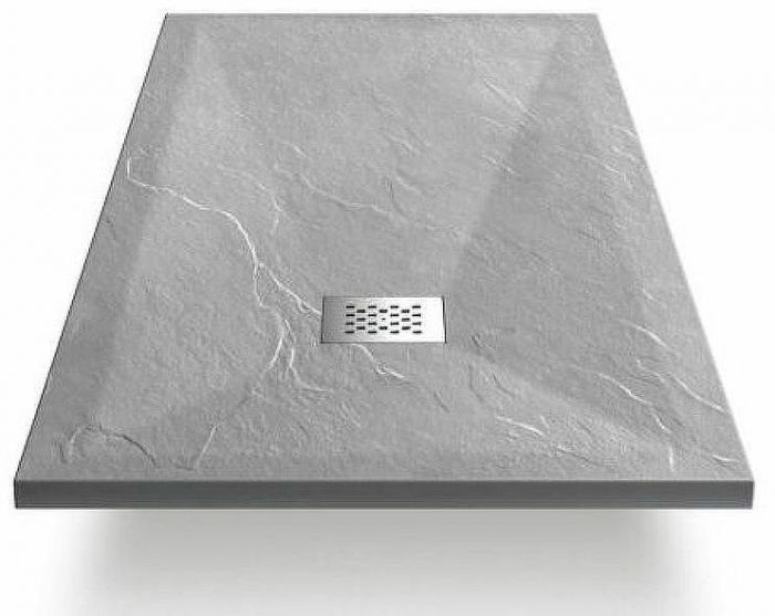 Душевой поддон из искусственного камня Vincea 130x90 VST-4SR9013G Серый