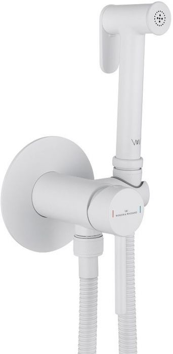 Гигиенический душ со смесителем Wonzon & Woghand Stick WW-88829902-MW цвет Белый матовый