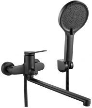 Смеситель для ванны Shevanik S6222H универсальный цвет Черный