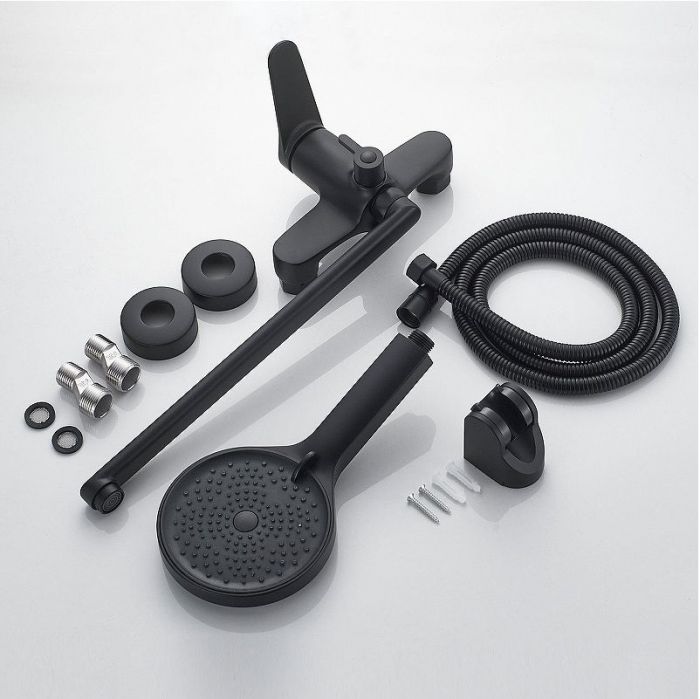 Смеситель для ванны Shevanik S6222H универсальный цвет Черный