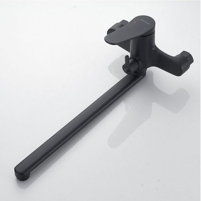 Смеситель для ванны Shevanik S6222H универсальный цвет Черный