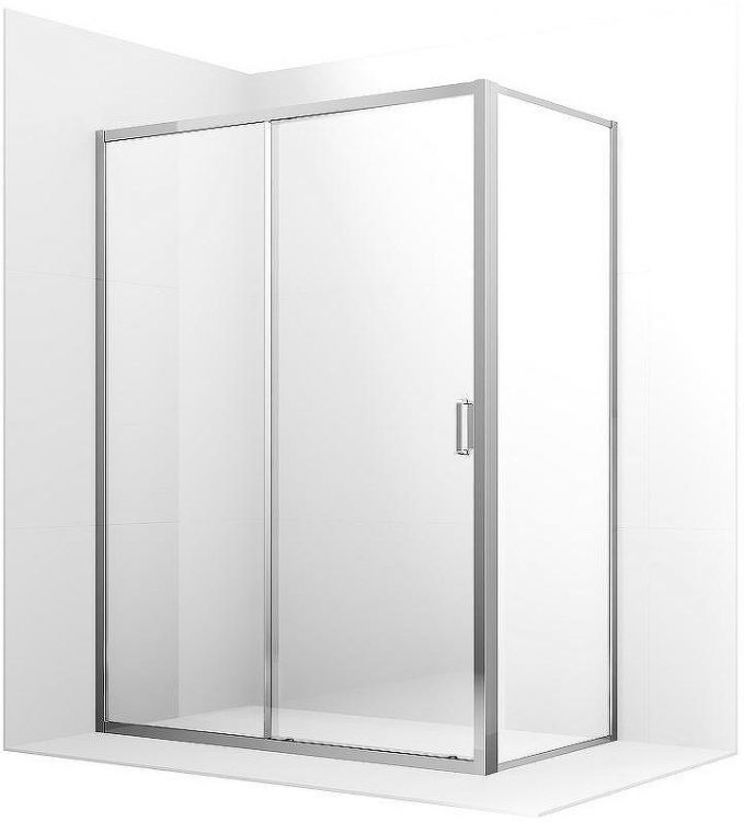 Душевой уголок Ambassador Forsa 120х120 17021118AX-120AX профиль Хром стекло прозрачное