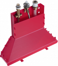 Hansgrohe Скрытая часть смесителя для ванны на 3 отверстия, (для #15432)