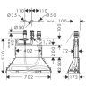 Hansgrohe Скрытая часть смесителя для ванны на 3 отверстия, (для #15432)