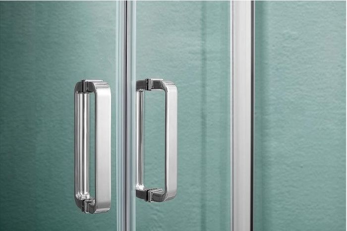 Душевой уголок Aquatek 90х90 AQ ARI RO 09020CH профиль Хром стекло прозрачное