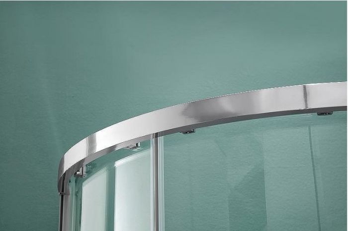 Душевой уголок Aquatek 90х90 AQ ARI RO 09020CH профиль Хром стекло прозрачное