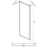 Душевой уголок Ambassador Forsa 170х100 17021112AX-100AX профиль Хром стекло прозрачное