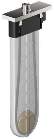 Hansgrohe sBox Внешняя часть с прямоугольной розеткой, монтаж на край ванны, хром