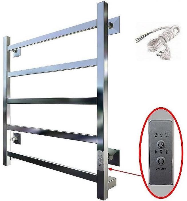 Электрический полотенцесушитель Тругор ПЭК 20 КВ 60x50 Хром