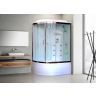 Душевая кабина Royal Bath RB 8120BK3-WT-CH (белое/прозрачное) правая