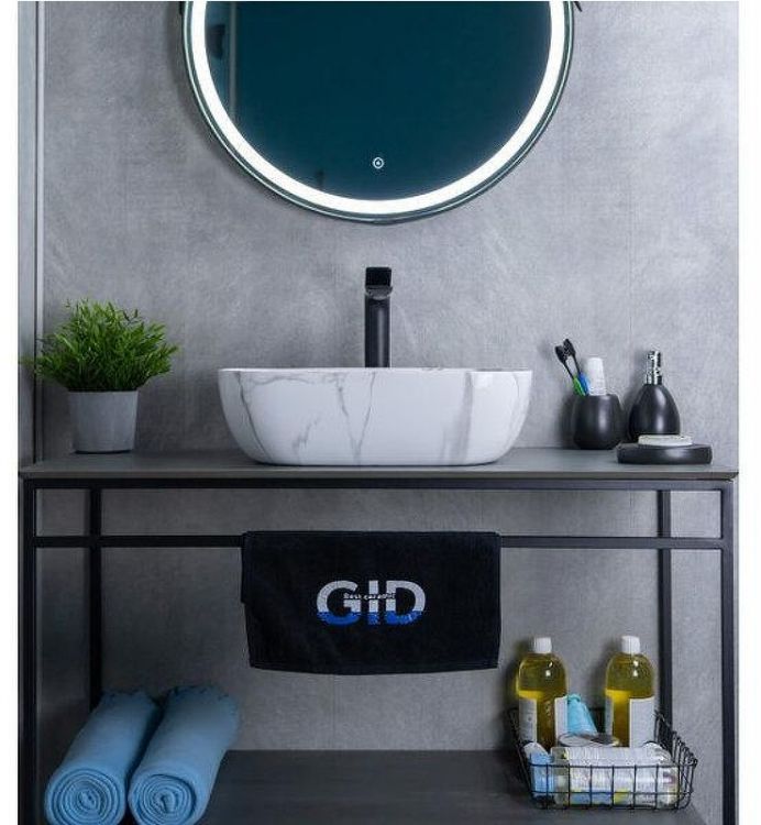 Раковина-чаша Gid Geometrico Mnc333C 46 54469 цвет Под камень глянцевый