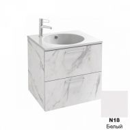 Тумба для комплекта 60 см Jacob Delafon Odeon Rive Gauche EB2520-R5-N18 белый, ручки хром Тумба для комплекта 60 см Jacob Delafon Odeon Rive Gauche EB2520-R5-N18 белый, ручки хром