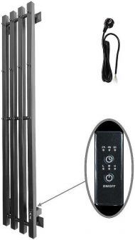 Электрический полотенцесушитель Altasan АргоЛюксПроф 120х21 АргоЛюксПроф12021ЧМ Черный муар