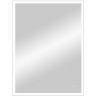 Зеркало Континент Solid 600х800 ЗЛП620 с подсветкой Серебро с сенсорным выключателем