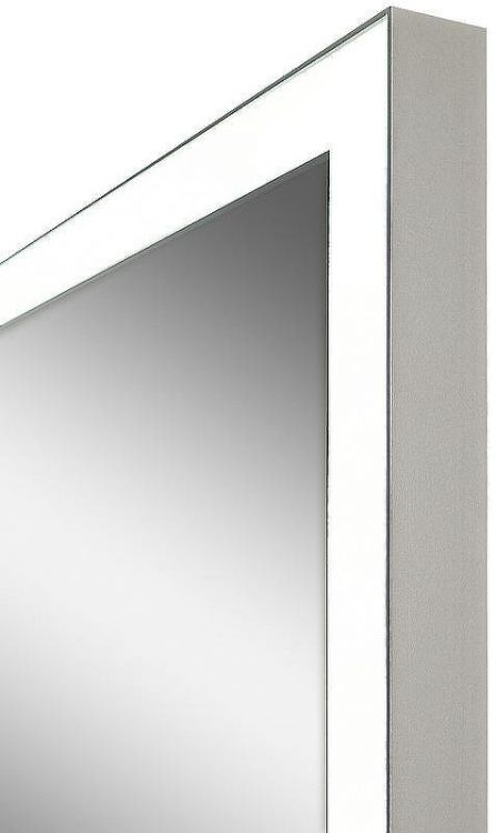 Зеркало Континент Solid 600х800 ЗЛП620 с подсветкой Серебро с сенсорным выключателем