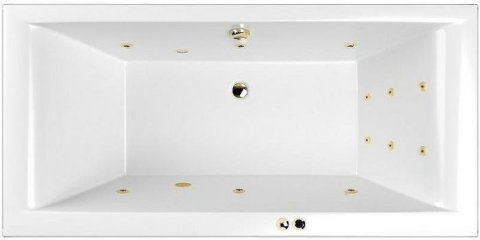 Акриловая ванна Whitecross Savia Duo 170x80 0103.170080.100.LINE.GL с гидромассажем